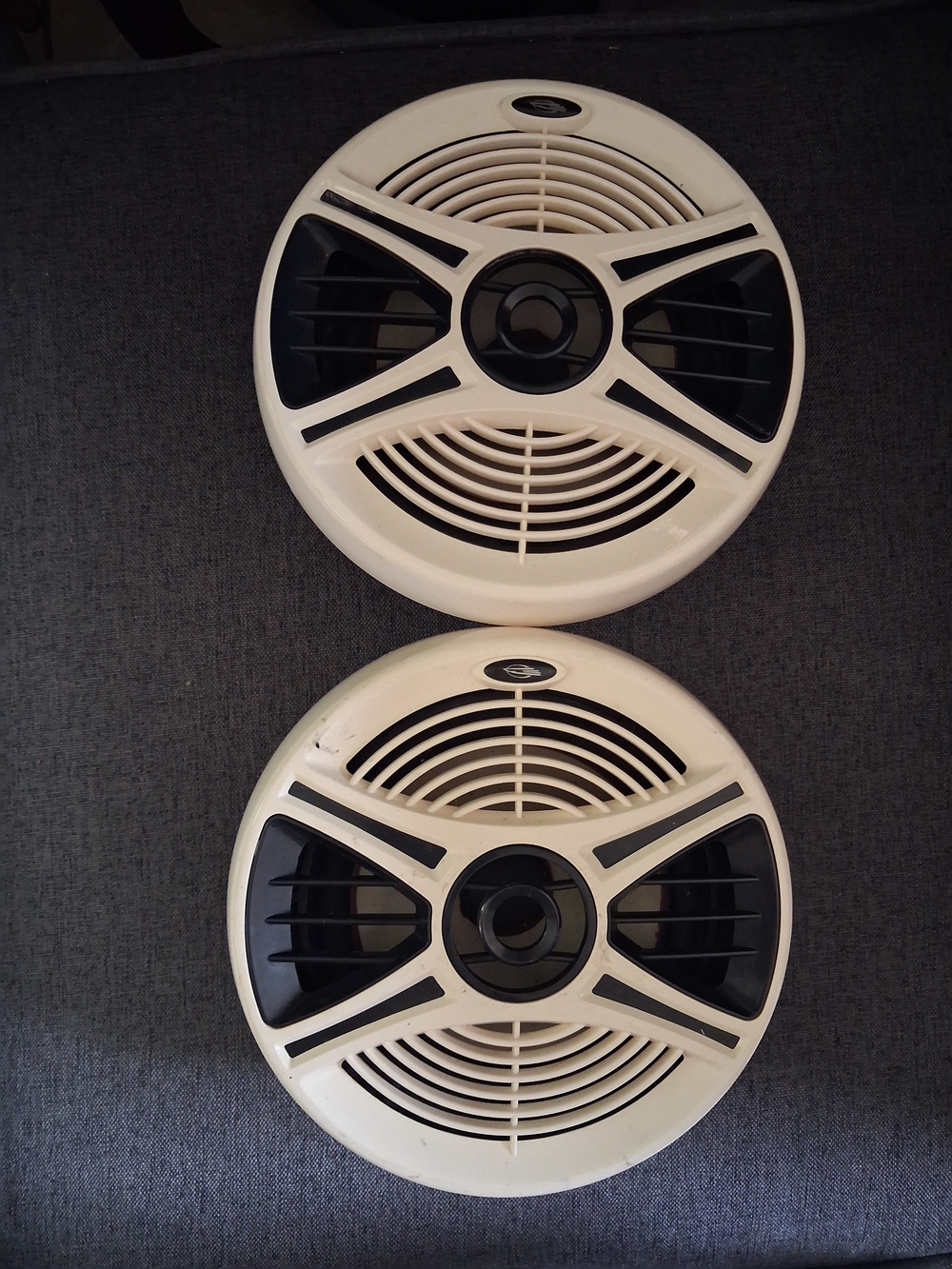 Panasonic White and Black Marine Portable Speakers (Pair)